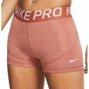 Nike PRO shorts 3" - M | Dusty peach / heather
